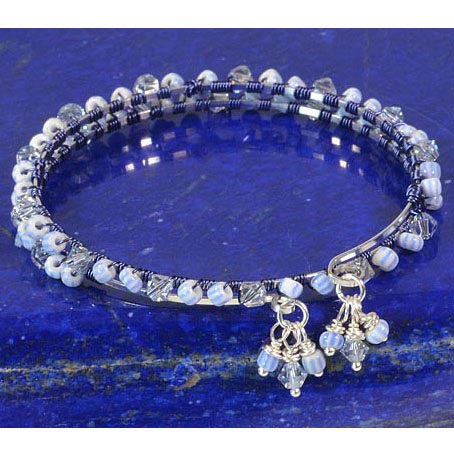 Click for our memory wire lashed bracelet project. Click for our memory wire lashed bracelet project.