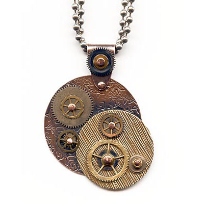 'Cognitive Resonance' Riveted Pendant 'Cognitive Resonance' Riveted Pendant