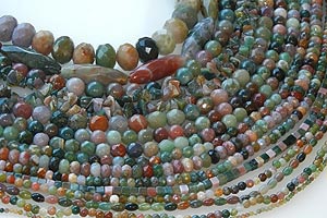 Typical appearance of fancy jasper beads. Typical appearance of fancy jasper beads.