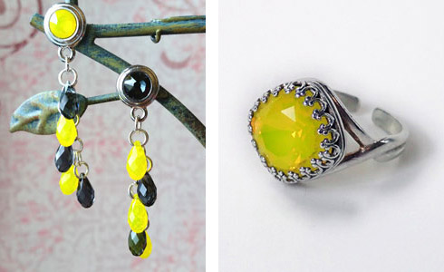 Swarovski Yellow Opal examples